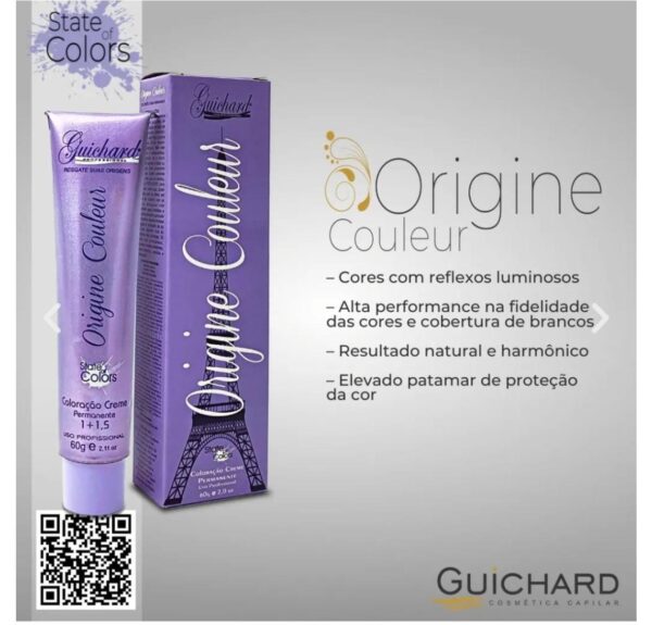 Coloração Capilar Origine Couleur 60g: Mix Red 6666-Guichard - Image 3