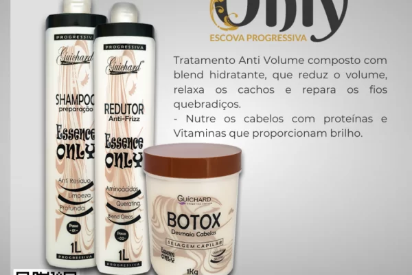 kit de 1progressiva,1 shampoo antirresíduo. 2 produtos -Guichard