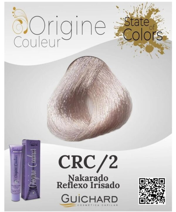 Coloração Capilar Origine Couleur 60g:Nakarado Reflexo Irisado CRC/2-Guichard