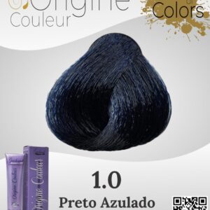 Coloração Capilar Origine Couleur: Preto Azulado 1.0 60g- Guichard