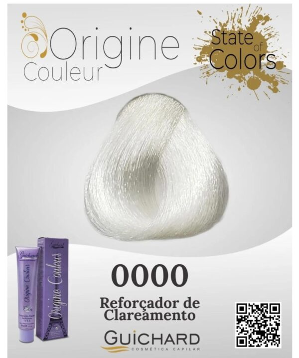 Coloração Capilar Origine Couleur 60g:Reforçador de Clareamento 0000-Guichard