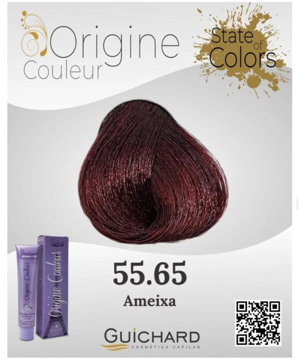 Coloração Capilar Origine Couleur 60g: Ameixa 55.65 -Guichard - Image 2