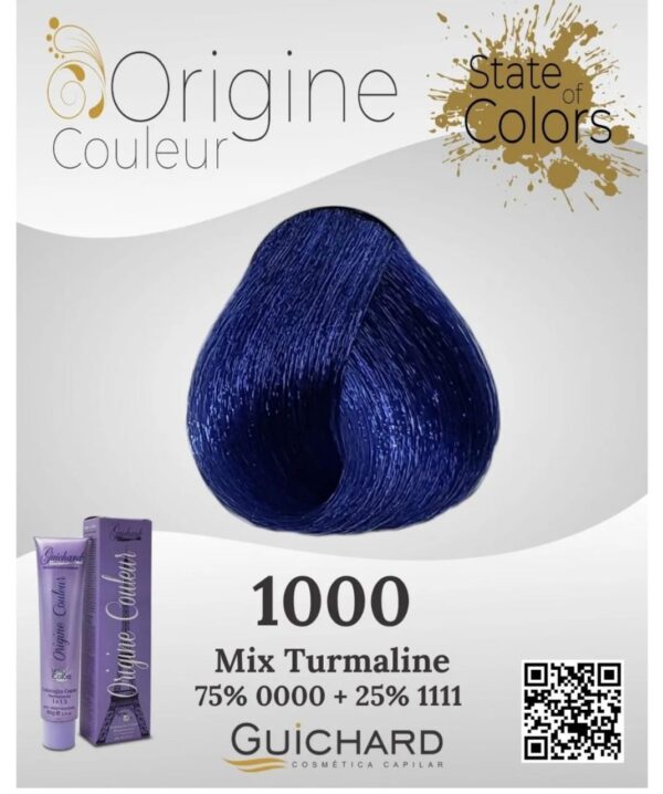 Coloração Capilar Origine Couleur 60g:Mix Deep Blue 1111-Guichard - Image 2